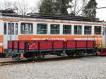 asm - Gterwagen K 381 im asm Bahnhofsareal von Langenthal am 30.11.2007