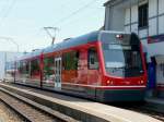 asm  - Neuer Triebzug Be 4/8 111 in Roggwil Dorf am 11.07.2008