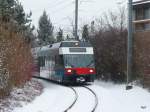 asm BTI - Triebwagen Be 2/6 507 als Regio unterwegs in Tuffelen am 31.01.2010