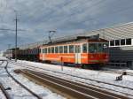 asm BTI - Kieszug abgestellt in Mittagspause vor der Einstellhalle in Siselen am 07.12.2010 ..