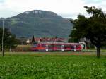 asm Oberaargau - Be 4/8 115 unterwegs bei Niderbipp am 14.09.2011