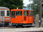 asm Oberaargau - Rangierlok Tm 2/2 142 abgestellt im asm Bahnhofsareal in Langenthal am 30.08.2012