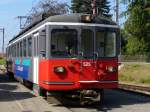 asm Triebwagen Be 4/4 525 im Bahnhofsareal von Tuffelen am 08.08.2006