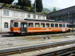 MOB Goldenpass - Triebwagen Be 4/4  1006 (ex asm Be 4/4  301) im Bahnhof Montreux am 01.05.2013