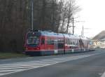 asm Oberaargau - Be 4/8 113 unterwegs bei den Weihern am 31.12.2013