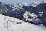 Ein BLM Be 4/4 ist zwischen der Gr�tschalp und Winteregg auf dem Weg nach M�rren. 

16. Januar 2024


