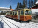 BLM - Be 4/4 23 in der Haltestelle Winteregg am 26.01.2013