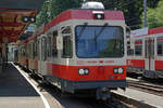 Waldenburgerbahn/WB.
Baselland Transport AG/BLT.
Bahnersatz mit Bussen vom Montag, 29. Juni bis Sonntag 9. August 2020 auf der Strecke zwischen Lampenberg-Ramlinsburg und Liestal infolge Bauarbeiten am Bahnhof Liestal.
Bt 120 mit 2 MILLIONEN WB KILOMETER in Waldenburg am 29. Juli 2020.
Foto: Walter Ruetsch 