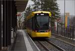 Tramlink Be 6/8 104 in Waldenburg.