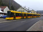 BLT / WB - Be 6/8 105 unterwegs nach Liestal kurz vor der Haltestelle in Hölstein am 13.02.2024