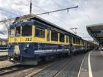 ABeh II 4/4 312  Interlaken  der BOB von Interlaken nach Lauterbrunnen am 19.3.17.