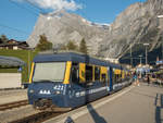 ABt 421 mit einem Regio nach Interlaken Ost in Grindelwald, 14.09.2020.