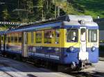 BOB - Zahnradtriebwagen ABeh 4/4 306 in den Bahnhof von Zweiltschienen am 02.09.2007