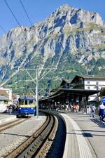 ABeh 4/4 II 313  Lauterbrunnen  am 19.9.25 zum letzten mal in der Grindelwaldner Bergwelt.