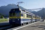 Nachdem Stopp in Grindelwald ging es mir den ABeh 4/4 II 313–311 wieder zurück nach Interlaken Ost, zuerst gab es am 19.9.25 noch einen kurzen Halt im Bahnhof Matten.
