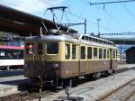 BOB - Zahnrad triebwagen ABDeh 4/4 302 im Bahnhof von Interlaken Ost am 02.09.2007