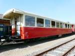 Brohltalbahn - Personenwagen 2 KL. AB 39 ( ex BOB B 206 ) im Bahnhofsareal von Engeln am 03.05.2008