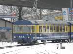 BOB - Steuerwagen ABt 412 unterwegs in Interlaken Ost am 10.01.2009