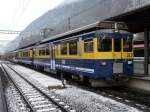 BOB - Triebwagen ABeh 4/4 313 mit Regio in Interlaken Ost am 25.02.2011    