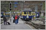 Die Regionalzge ab Interlaken Ost nach Lauterbrunnen und Grindelwald verkehren bis Zweiltschinen gemeinsam und werden dort getrennt/geteilt/geflgelt oder wie auch immer.