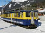 BOB - Triebwagen ABeh 4/4  305 in Grindelwald am 26.01.2013