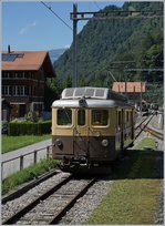 In Zweilütschinen steht der BOB ABDeh 4/4 302 von 1949 und wartet auf neue Aufgaben.
8. August 2016