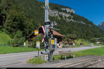 Die Haltestelle Sandweidli zwischen Zweilütschinen und Lauterbrunnen.