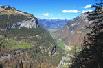 Aussicht von der Hunneflue (bei Wengen) in Richtung Norden.