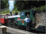 Dampflok 12 der Rothornbahn, aufgenommen am 25.07.2008 in der Talstation in Brienz.