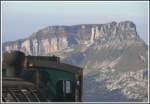 Lok 14 will hoch hinaus, angekommen auf dem Brienzer Rothorn.