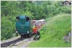 Dampflok 12 erreicht die Planalp. (15.07.2013)