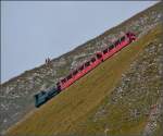 <U>Bahnbildergipfeltreffen in Brienz.</U>  

Hier wird mit Kohle geheizt. Nr. 6 ist fast ganz oben. September 2013.  