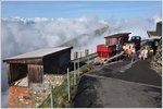 Der erste Materialzug ist in Rothorn Kulm eingetroffen.