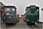 Diesellok 10 und Dampflok 15 in Rothorn Kulm.