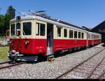 La Traction - Tag der offen Tür bei der La Traction in Pre Petitjean -  Ex CJ Pendelzug CFe 4/4 601 mit Steuerwagen Ct 702 am 23.06.2018