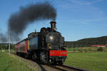 La Traction  TRAIN À VAPEUR DES FRANCHES-MONTAGNES  Chemins de fer du Jura CJ  Dampf im Jura mit der G 2/3 + 3/3 E 206 vom 26.