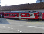 CJ - Triebwagen BDe 4/4  612 abgestellt in Tramelan am 15.04.2022