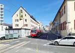 La Chaux-de-Fonds__ABe 2/6 634 [Stadler GTW von 2001] in der Rue du Manège kurz vor der Endstation Bf La Chaux-de-Fonds.__26-02-2026