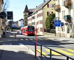 La Chaux-de-Fonds__ABe 2/6 634 [Stadler GTW von 2001] in der Rue du Manège auf der Fahrt nach Saignelégier.__26-02-2026