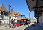 CJ Bf Tavannes__ABe 4/12 [Stadler] 675 wartet auf die Rückfahrt nach La Chaux-de-Fonds.__26-02-2026