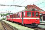 Bt 704 (mit BDe 4/4 606) in Le Noirmont (18. Mai 1993)