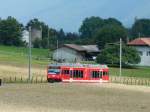 CJ - Triebwagen ABe 2/6 632 unterwegs bei tavannes am 01.08.2011