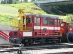 CJ - Dienstwagen Xm 509 im Bahnhof von Tramelan am 09.09.2012