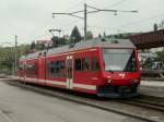 CJ - Triebwagen ABe 2/6  634 im Bahnhof von Tavannes am 30.09.2012
