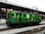 CJ - Oldtimer Triebwagen BCe 2/4  70 im Bahnhof Saignelgier am 28.09.2013 ...