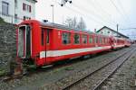 B 754, BDt 722 und BDt 721 abgestellt in Saignelgier, 17.11.2014.