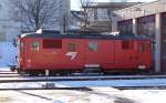 Gtertriebwagen De 4/4 411 bei der Mittagspause in Saignelegier am 02.02.2007