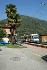 Regionalzug 315 Camedo - Locarno in Intragna am 23.