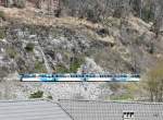 SSIF / FART - Panoramazug ABe 4/4 81 + Be 4/4 81 + B 811 + ABe 4/4 84 bei Intragna am 05.04.2010