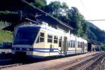 FART Centovalli-Bahn REGIONALZUG 324 von Locarno nach Cemedo am 07.06.1995 in Camedo mit Triebwagen ABe 4/6 54.